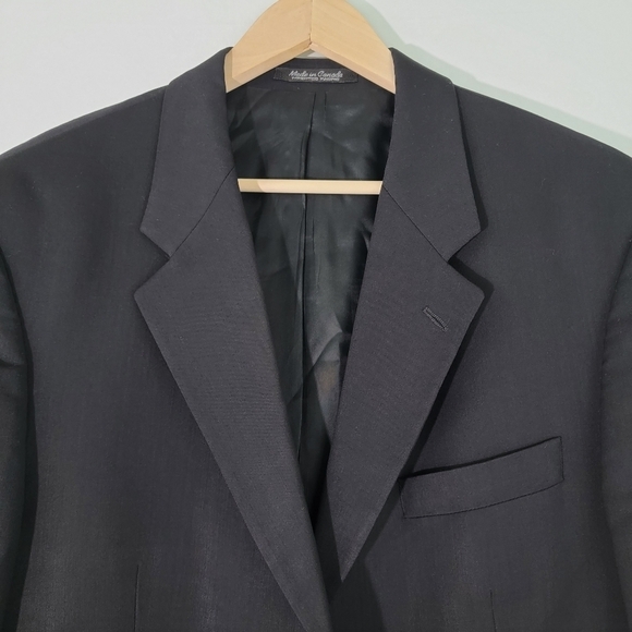 JEAN PAUL GERMAIN Men's Blazer Size 42R 100% Pure New Wool Made in Canada - Picture 3 of 12